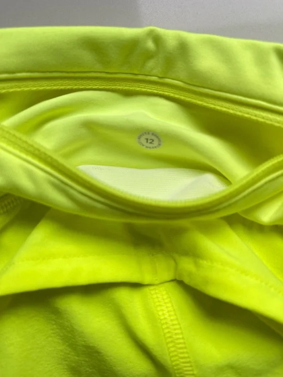 Lululemon Speed Up Short neon Yellow Large - Picture 5 of 6